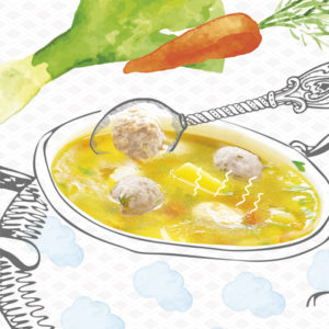 Супчик с мясными фрикадельками